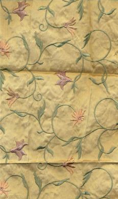 silk dupioni embroidery~classic gold 44" wide [372]