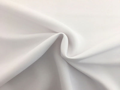 White Ivory Scuba Crepe Stretch Jersey Knit Dress for fashion wear fabric 58&quot; wide[12321]