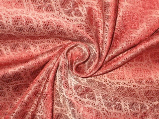Silk Brocade Fabric Wine Red & Grey 44" wide BRO61[5]