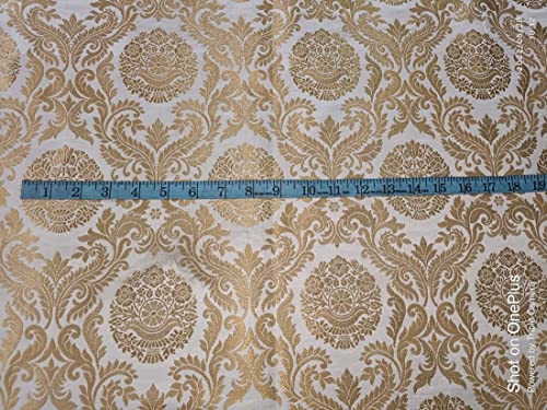 Silk Brocade fabric 44" wide available in four colors BRO805