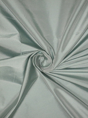 100% Pure SILK TAFFETA FABRIC Crystal Blue colour 54" wide TAF#100[1]