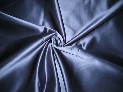 66 MOMME SILK DUTCHESS SATIN FABRIC Navy Blue color 54" wide