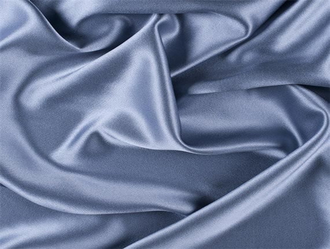 Anchor Grey viscose modal satin weave fabric ~ 44&quot; wide.(55)[11130]