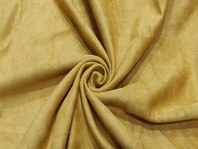 Golden Yellow Color Scuba Suede Knit fashion wear fabric ~ 59&quot; wide[12116]