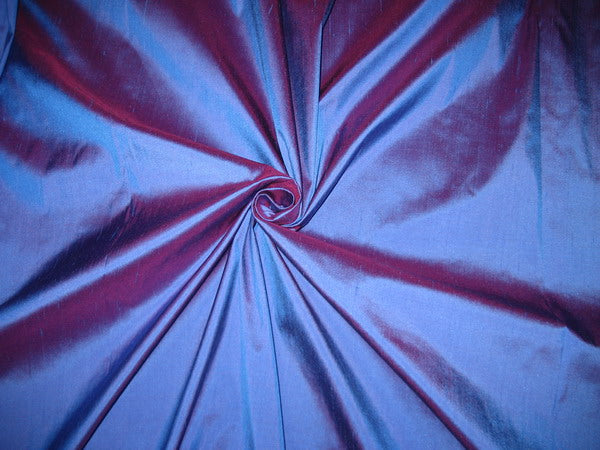 Silk Dupioni fabric sizzling blue pink shot 54" wide DUP#118[1]