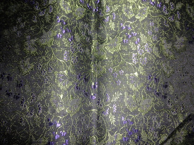 dark floral brocade fabric 44&quot; wide