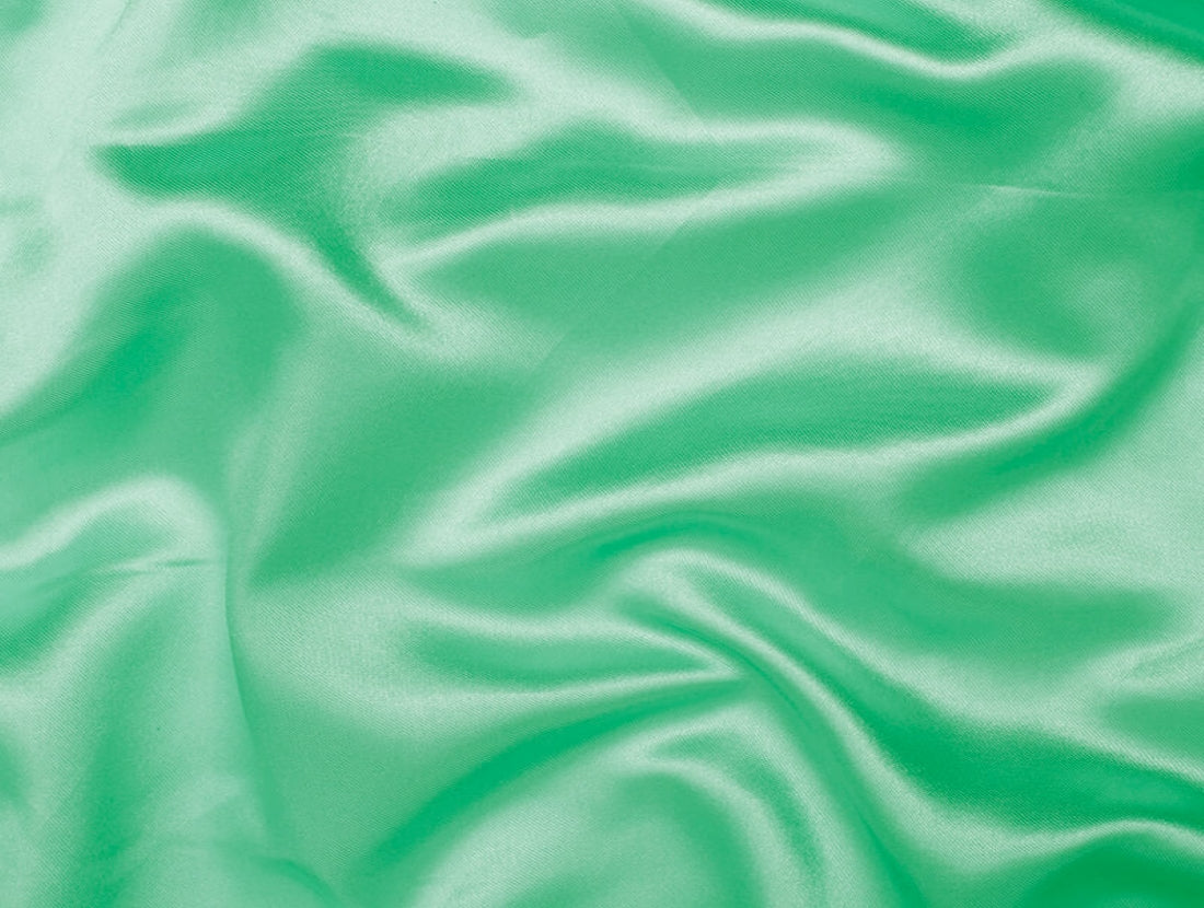Pastel Mint Green viscose modal satin weave fabric ~ 44&quot; wide.(5)[3736]