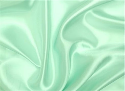 Pastel Mint Green viscose modal satin weave fabric ~ 44&quot; wide.(5)[3736]