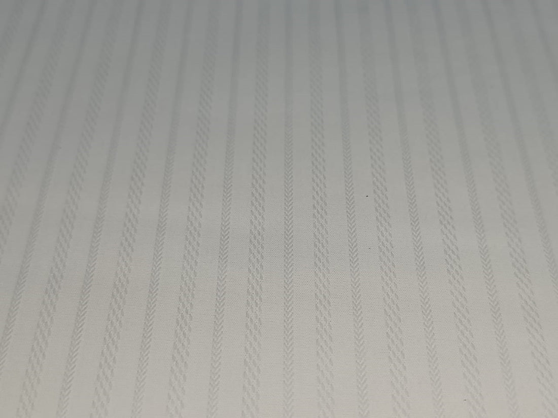 100% Cotton Dobby Stripes Fabric 58" wide [12176]