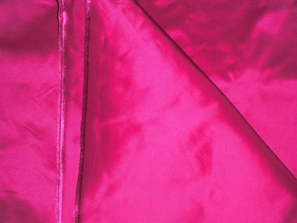 Silk taffeta fabric Mexican pink colour 54" wide TAF201