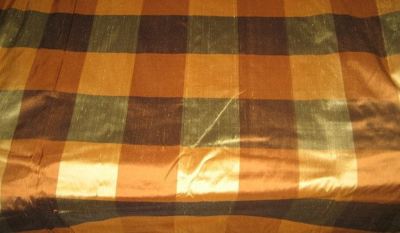 Silk Dupioni Multi Colour plaids Fabric 54" wide DUP#C47