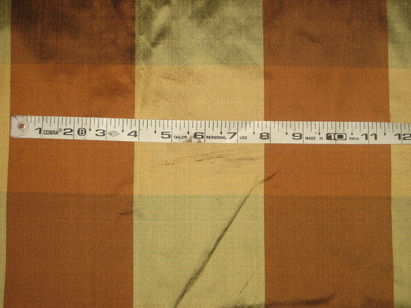 Silk Dupioni Multi Colour plaids Fabric 54" wide DUP#C47