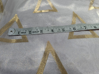 100%  Silk tissue Jacquard Patola fabric  44" wide