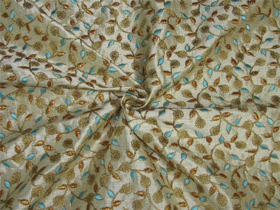 Intricate embroidered fabric 44&quot;