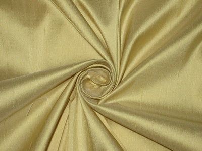 Pure SILK Dupioni FABRIC Golden champagne color 54" WIDE DUP46[3]