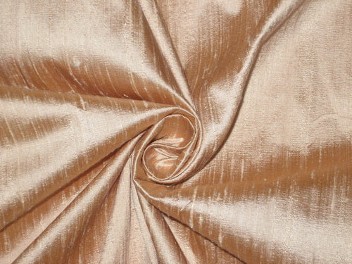 Pure SILK Dupioni FABRIC Lipgloss icy Pink color