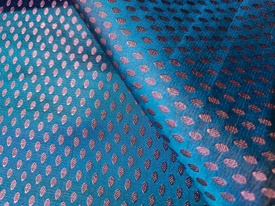 Pretty Pure Silk Broacde Fabric available in 3 colours