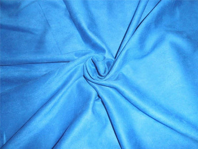 Blue Color Scuba Suede Knit fashion wear fabric ~ 59&quot; wide[7857]