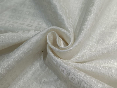 Silk Brocade~Width 44&quot;~ivory colour