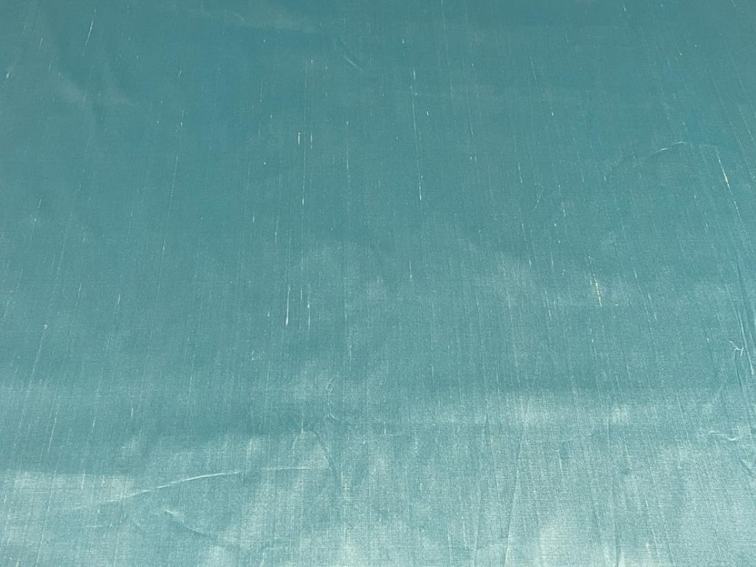 SILK Dupioni FABRIC TWO TONE BLUE X CREAM COLOR 54" wide DUP361[1]