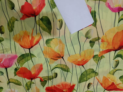 Polyester digital floral print 58" wide