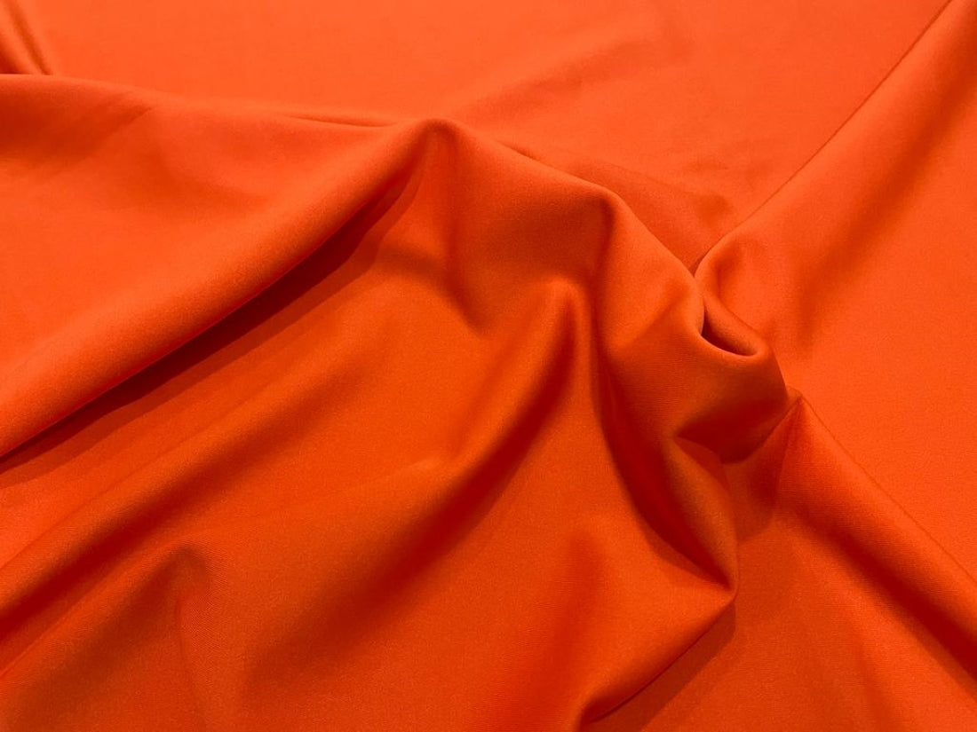Orange Scuba Knit Fabric ~ 60 inch 1 mm wide[12094]