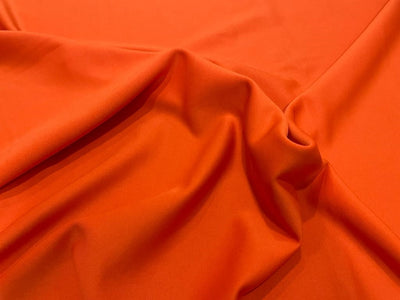 Orange Scuba Knit Fabric ~ 60 inch 1 mm wide