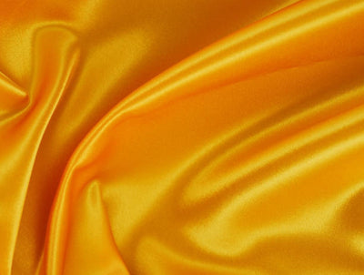 Mango Yellow viscose modal satin weave fabric ~ 44&quot; wide.(71)[7674]