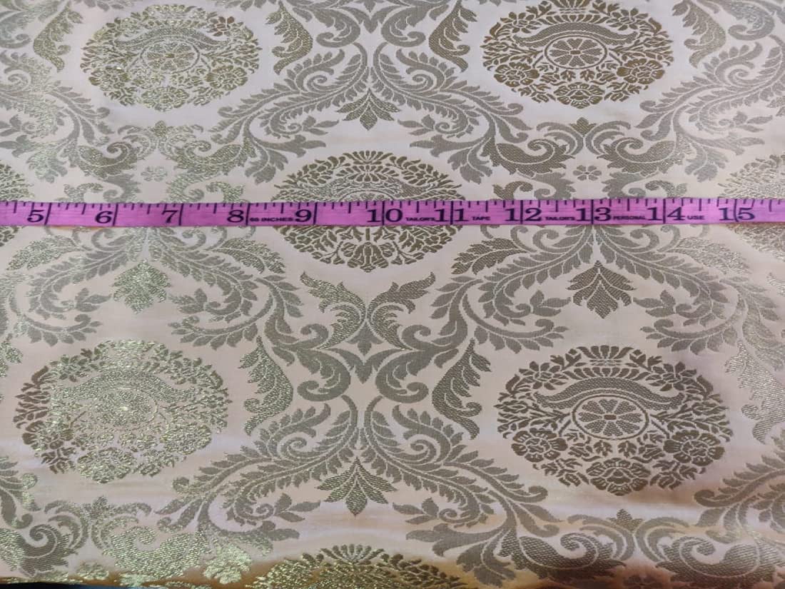 Silk Brocade fabric 44" wide available in four colors BRO805