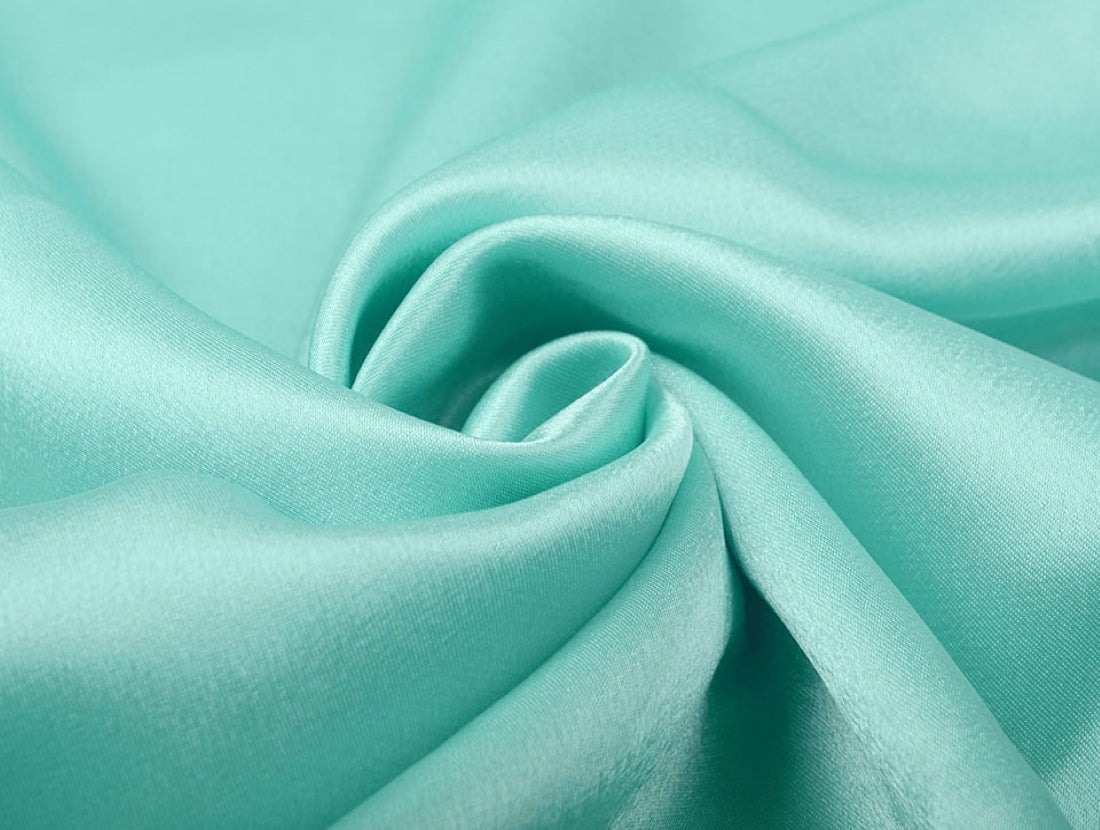 Seafoam viscose modal satin weave fabric ~ 44&quot; wide.(73)[11289]