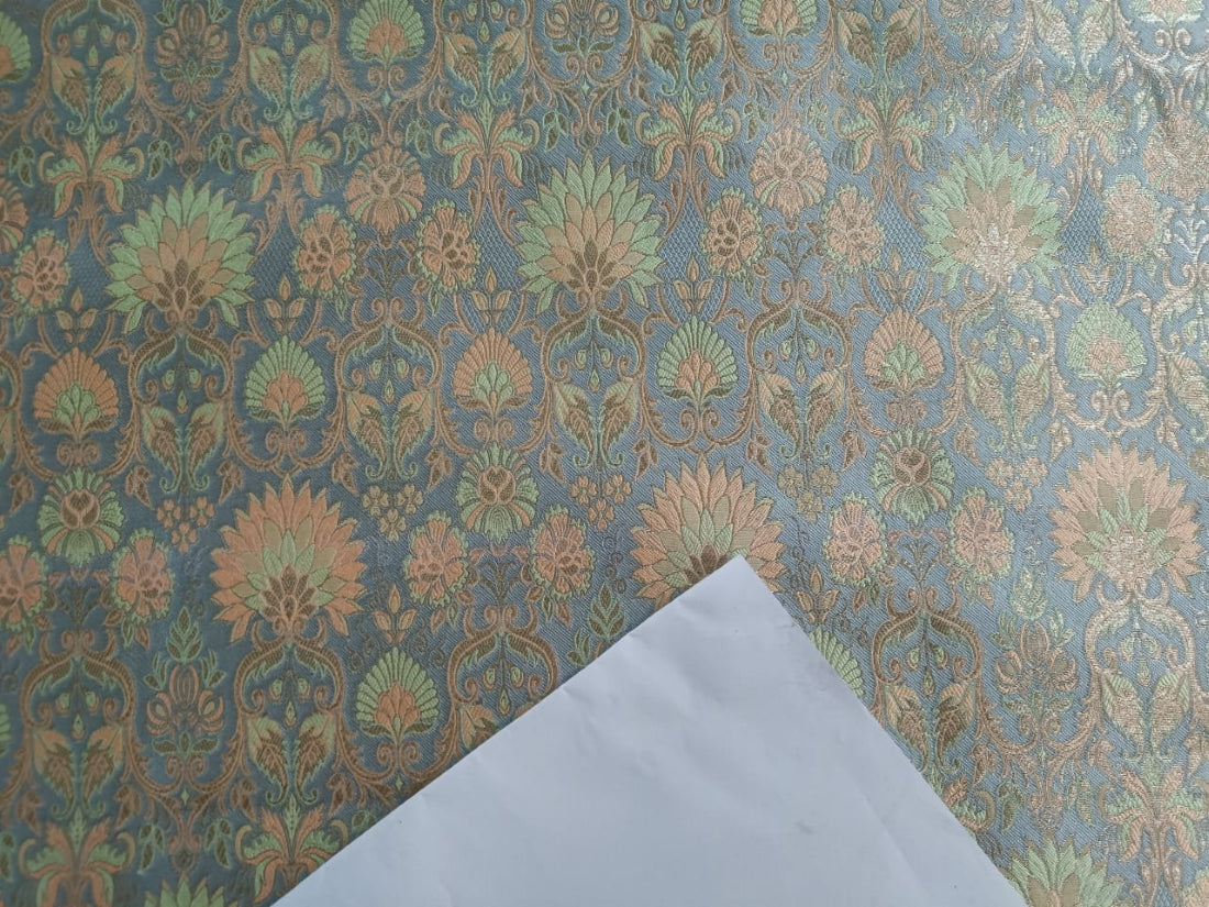 Silk Brocade floral fabric  44" wide BRO809[1]/[2]