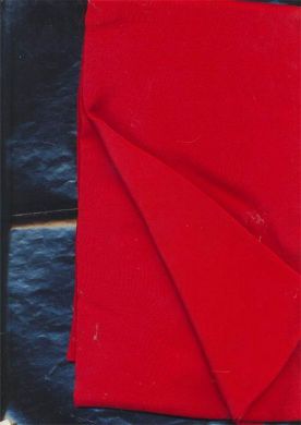 Pure Silk crepe fabric 44&quot;-red