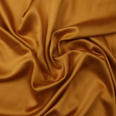 Mustard Golden viscose modal satin weave fabric ~ 44&quot; wide.(7)[3737]