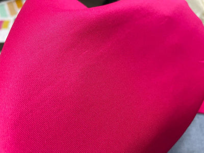 Hot Pink Color Scuba /Neoprene Lycra fashion wear 1 MM thick Dress fabric ~ 58&quot;[12117]