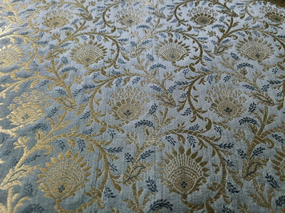 Brocade fabric Floral metallic Gold floral 44&quot; wide available in three colors