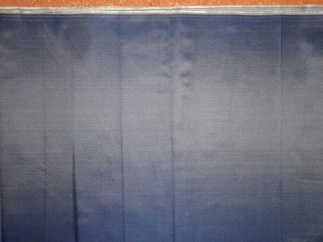 DUTCHESS SATIN SILVER X NAVY BLUE COLOR 54" wide