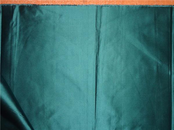 100% silk dutchess satin fabric bottle green color 58" wide 66 momme