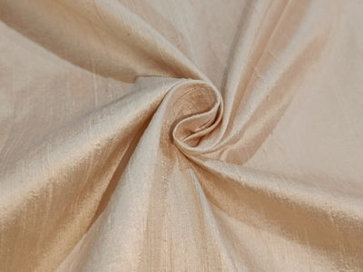 100% pure silk dupioni fabric DARK CREAM 54" wide with slubs MM92[2]
