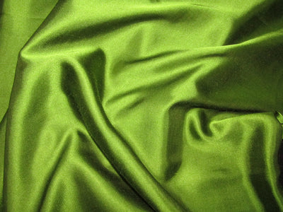 Olive Green viscose modal satin weave fabric ~ 44&quot; wide.(83)[10051]