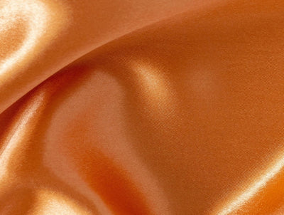 Bright Orange viscose modal satin weave fabric ~ 44&quot; wide.(84)[11261]