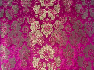 Gold Metallic Jacquard Brocade Fabric 44" wide available in five colors BRO816