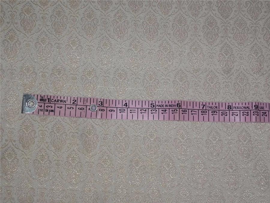 brocade fabric cream x metallic gold color 44" WIDE BRO451[3]