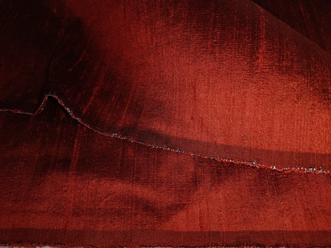 Hawaiian Rust silk dupioni 54" wide with slubs MM21/22[2]