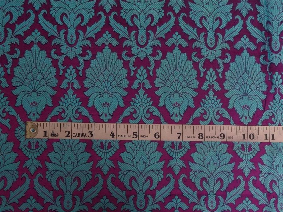 BROCADE~WIDTH 44 ~ PURPLE X BLUE COLOUR