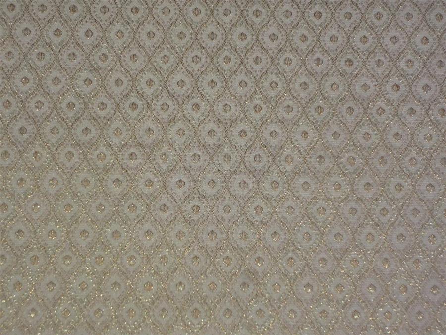 BROCADE CREAM X METALLIC GOLD COLOR 44" wide BRO63[1]