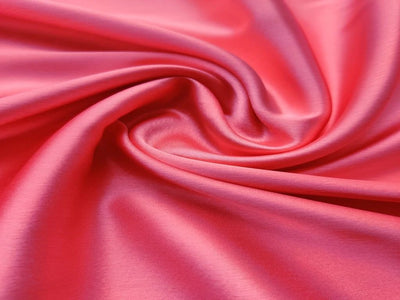 Imperial Red viscose modal satin weave fabric ~ 44&quot; wide.(86)[11315]
