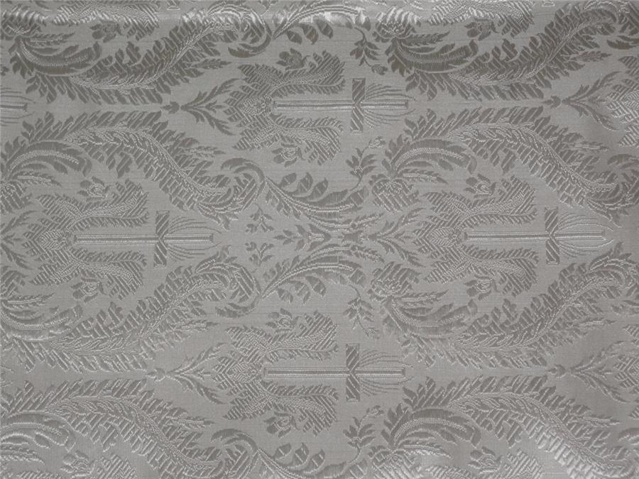 Brocade Fabric Ivory Color 44&quot;-vestment design