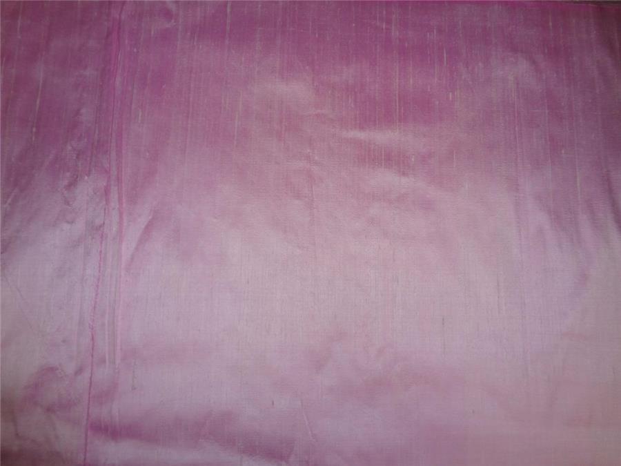 100% PURE SILK DUPIONI BABY PINK color FABRIC  WITH SLUBS 54" wide MM63[4]