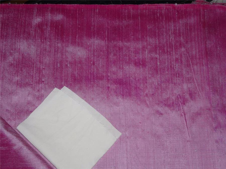 100% PURE SILK DUPION FABRIC PINK X LIGHT LAVENDER SHOT colour 54" wide WITH SLUBS MM63[1]