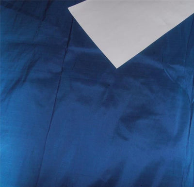 100% PURE SILK DUPION FABRIC ROYAL BLUE colour 54" wide MM16[1]